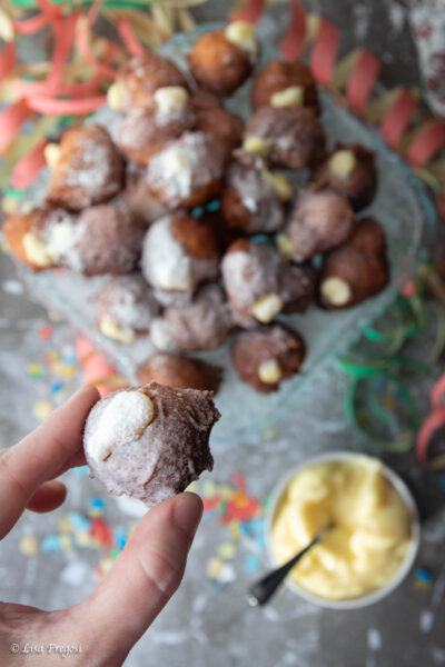 la ricetta delle frittelle fritte di carnevale