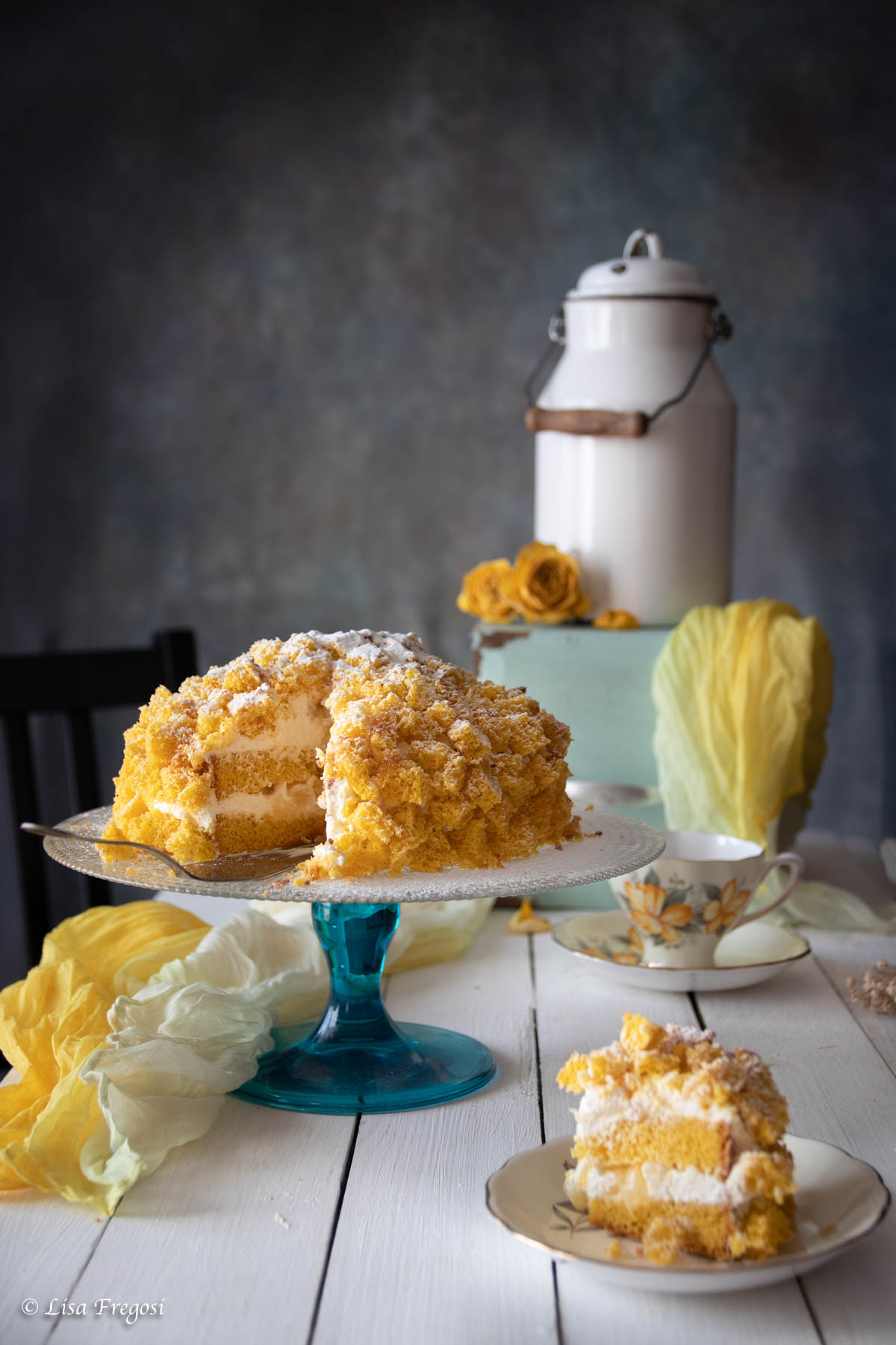 Torta mimosa, la ricetta con ananas