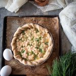 la torta primaverile con agretti pancetta ricotta