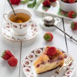 torta morbida con fragole