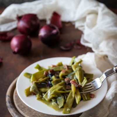 cipolle rosse e fagioli piattoni