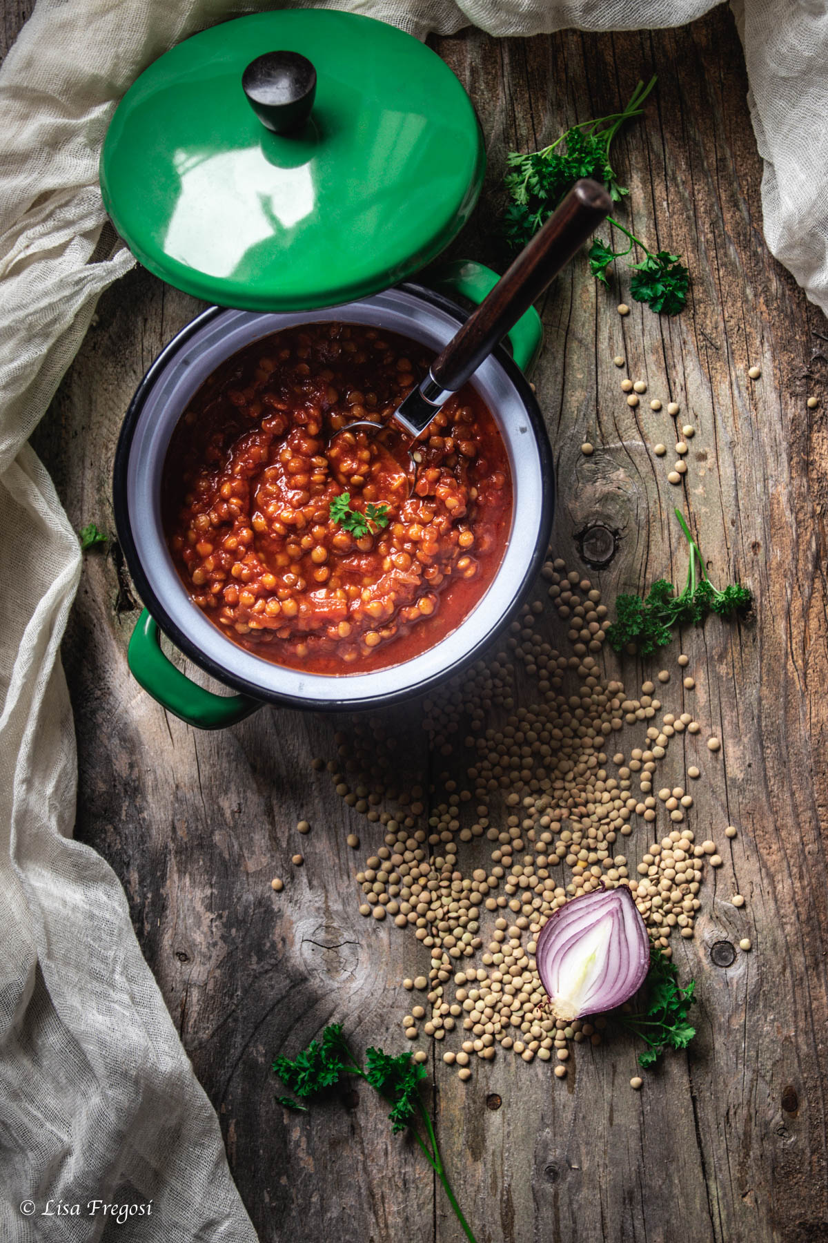 ricetta vegana ragù di lenticchie