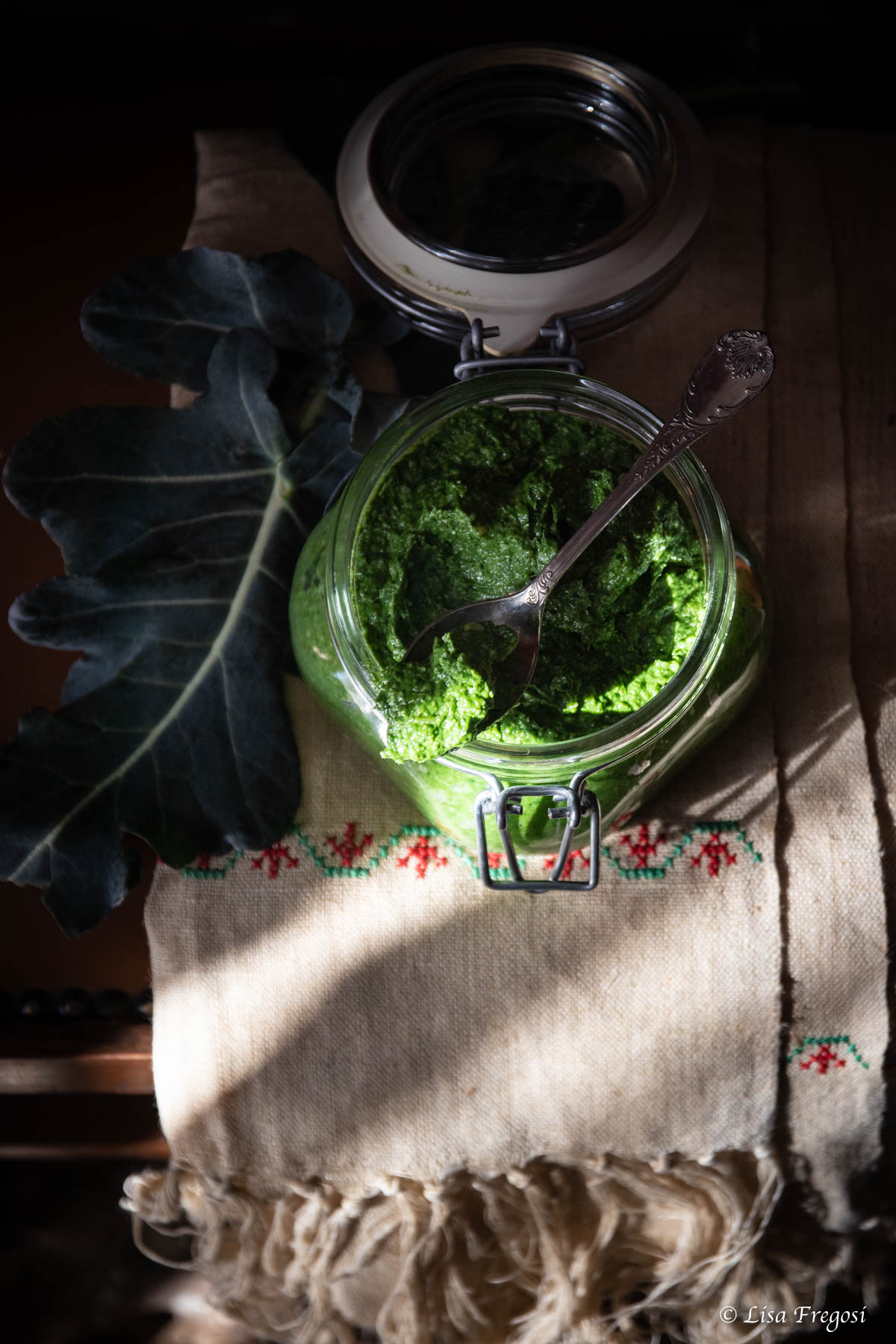 il pesto di broccolo fiolaro di Creazzo