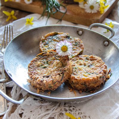 rosti di patate con agretti