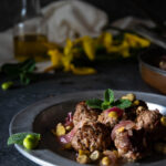 Polpette manzo e fave tratte da Jerusalem di Ottolenghi Yotam