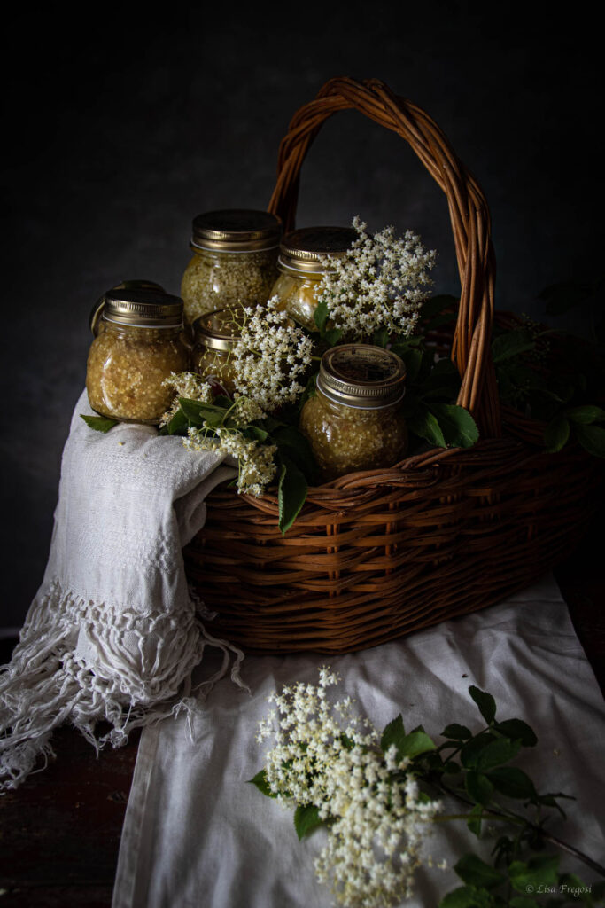 confettura di fiori di sambuco e miele
