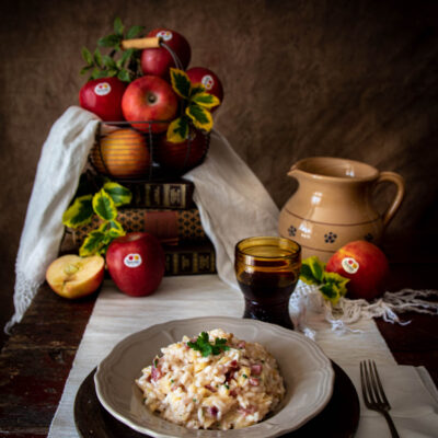 risotto veneto sopressa e mele val venosta