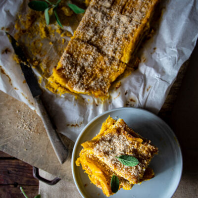 Polpettone genovese di zucca e patate