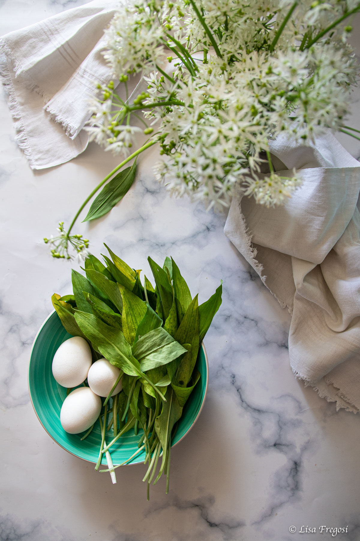 pasta all'uovo verde: le tagliatelle di aglio orsino fatte in casa
