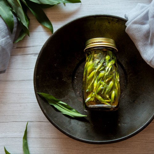 come fare i boccioli di aglio orsino sott'olio in casa