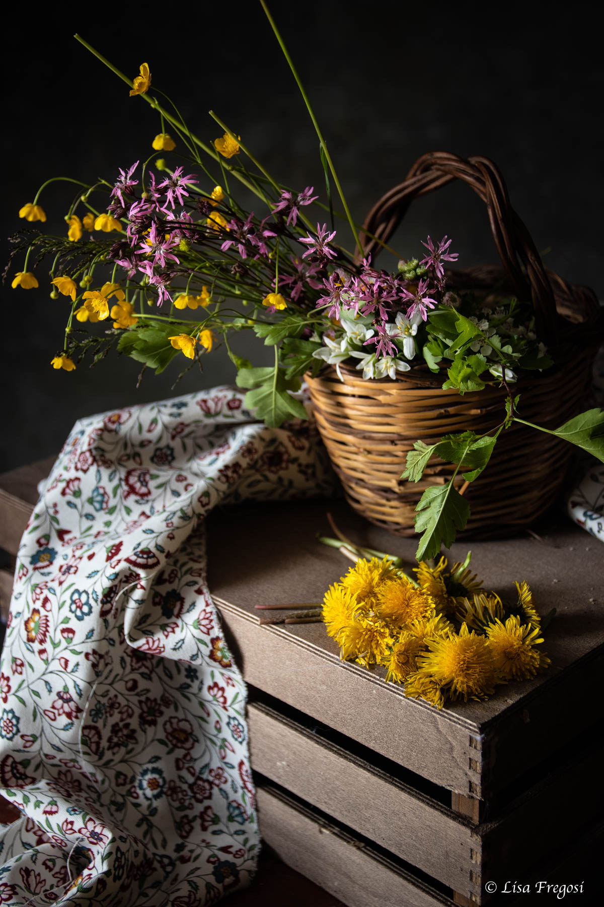 fiori di tarassaco uso in cucina 